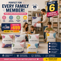 Premium Vacuum Storage Bags – Double the Storage, Double the Savings! 🎉 Pack of 6