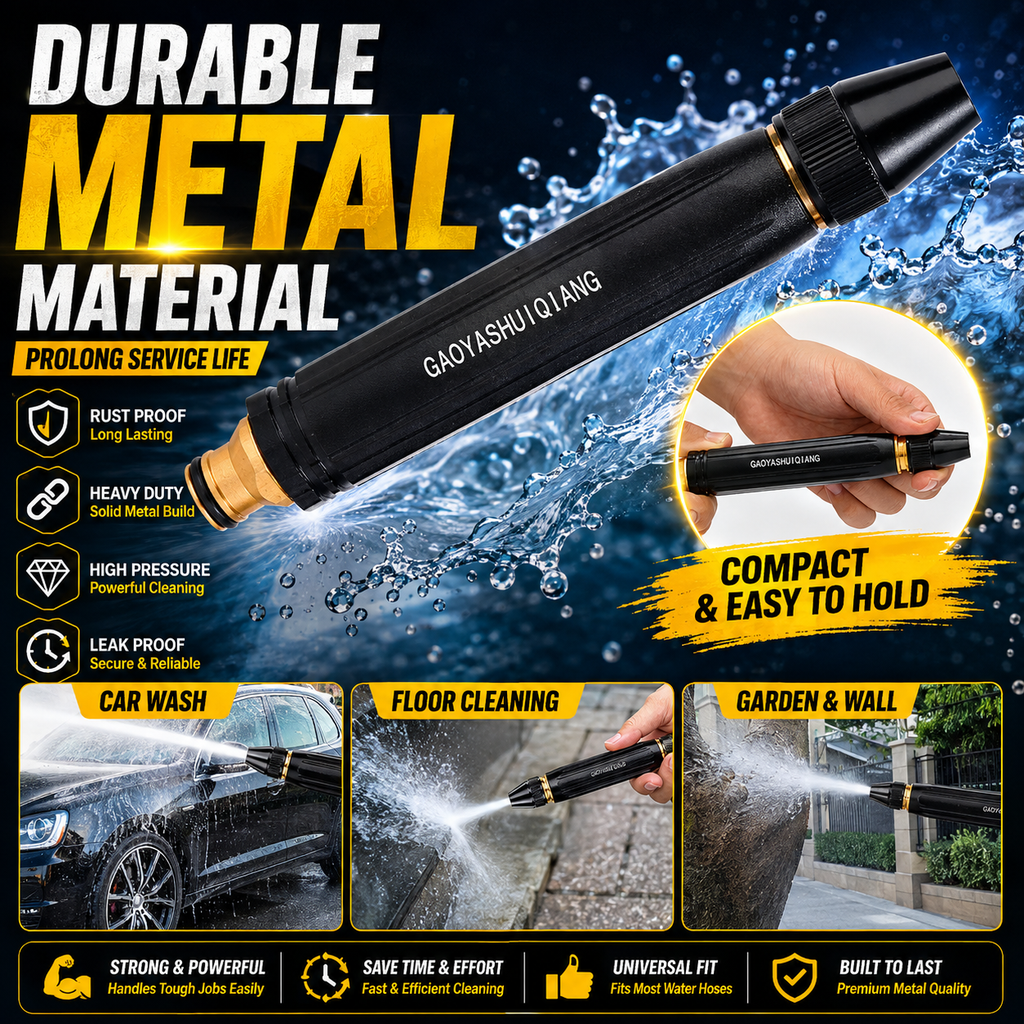 Wonder Cart High Pressure Brass Water Spray Nozzle | Car Wash, Gardening & Home Cleaning | Buy 1 Get 1 FREE