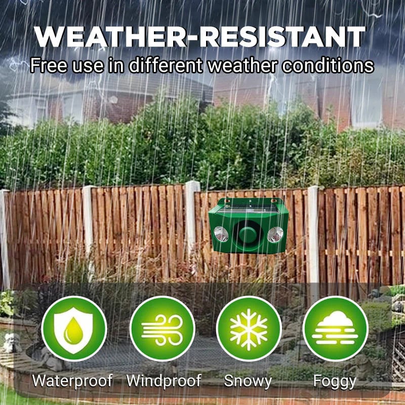 BUY 1 GET 1 FREE – High-Intensity Solar Predator Deterrent Lights for Maximum Protection